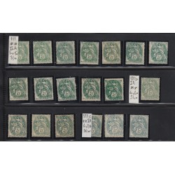 Collection Type Blanc 1900, plus de 200 timbres tous neufs **/* - TTB