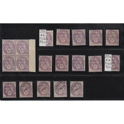 Collection Type Blanc 1900, plus de 200 timbres tous neufs **/* - TTB