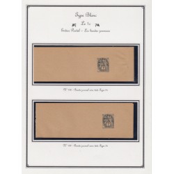Collection Type Blanc 1900, plus de 200 timbres tous neufs **/* - TTB