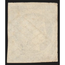 n°3a, Cérès 1849, 20c noir sur blanc, oblitéré grille noire - TB