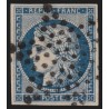 n°4, Cérès 1850, 25c bleu, oblitéré étoile de Paris, signé G.MARCHAND - TB
