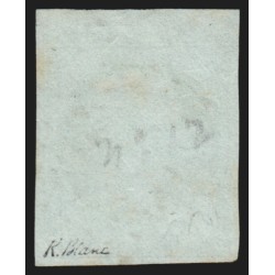 n°12a, 5c vert-jaune, oblitéré PC 83 ANGOULEME, signé R.BLANC - TB