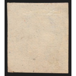 n°14Aa, 20c bleu-foncé, Type I, oblitéré GROS POINTS - TB