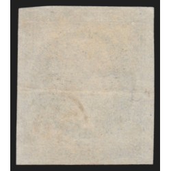 n°14B, 20c bleu, Type II, oblitéré OR dans un cercle - TB D'ASPECT