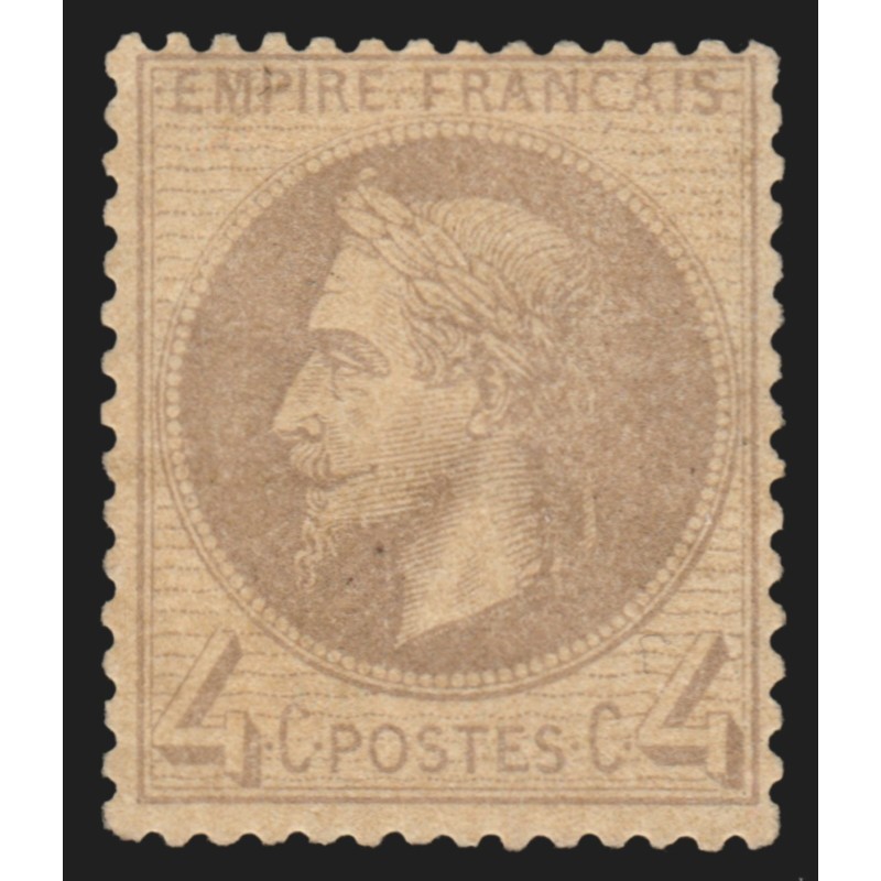 n°27A, Napoléon Lauré 4c gris-lilas, neuf * légère trace de ch. - TB D'ASPECT