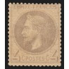 n°27A, Napoléon Lauré 4c gris-lilas, neuf * légère trace de ch. - TB D'ASPECT