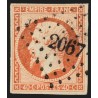 n°16, 40c orange, oblitéré PC 2067 MONTBAZENS Aveyron - TB