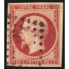 n°17A, Napoléon non-dentelé 80c carmin, oblitéré losange petits chiffres - TB