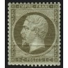 n°19a, Napoléon 1c vert-bronze, neuf * légère trace de charnière - B/TB