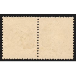 n°36, paire, Cérès Siège de Paris, 10c bistre, oblitéré GC 3919 TERGNIER - TB