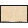 n°36, paire, Cérès Siège de Paris, 10c bistre, oblitéré GC 3919 TERGNIER - TB