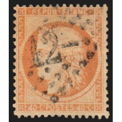 n°38d, variété 4 retouchés, Cérès Siège de Paris, 40c orange - TB D'ASPECT
