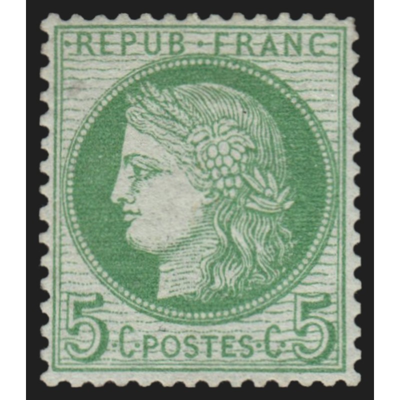 n°53, Cérès 5c vert-jaune, neuf ** sans charnière - TTB