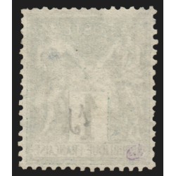 n°61, Sage 1c vert, Type I, oblitéré - TB D'ASPECT