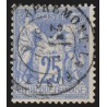 n°68, Sage 25c outremer, Type I, oblitéré càd APREMONT-LA-FORET - TB