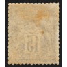 n°77, Sage 15c gris, Type II, neuf * trace de charnière, GNO - TB D'ASPECT