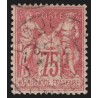 n°81, Sage 75c rose, Type II, oblitéré càd DOULLENS Somme - TB D'ASPECT