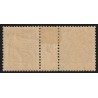 n°89, paire millésime 9, Sage 10c noir sur lilas, Type II, neuf * - TB