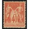 n°94, Sage 40c orange, Type II, neuf * légère trace de charnière - TB