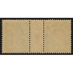 n°102, paire millésime 9, Sage 5c vert-jaune, N sous B, neuf ** - TB
