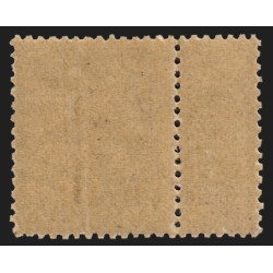 n°107, variété "piquage à cheval", Type Blanc 1c gris, neuf ** - SUPERBE