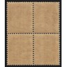 n°110, variété "grande balafre", Type Blanc 4c brun-jaune, neuf ** - SUPERBE