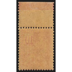 n°112a, variété "chiffres très déplacés", Mouchon 10c rose Type I, neuf ** - TB