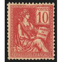 n°116, Mouchon 10c rouge, Type II, neuf ** sans charnière - B/TB