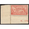 n°119c, variété "sans teinte de fond", Merson 40c rouge et bleu, neuf * - B/TB