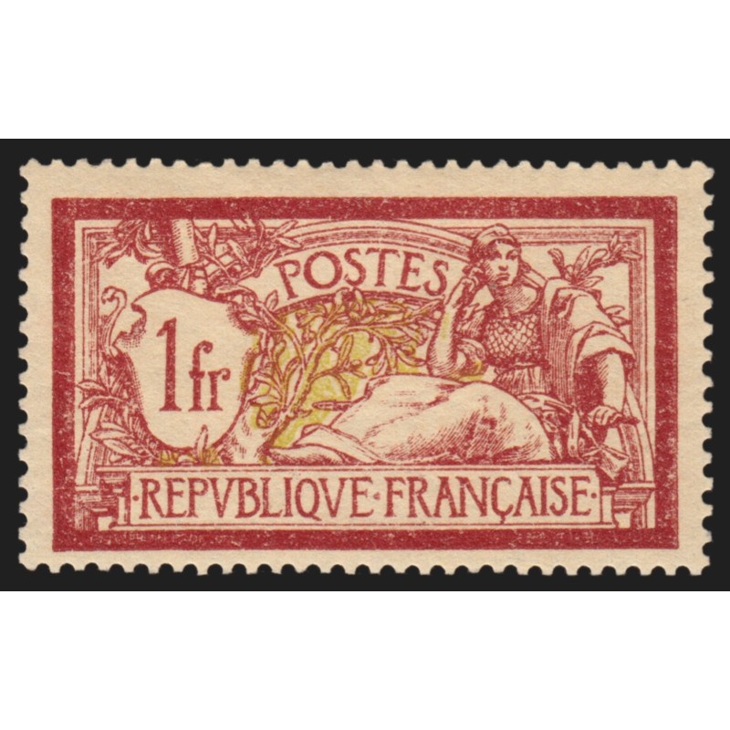 n°121, Merson 1fr lie-de-vin et olive, neuf ** sans charnière - TB