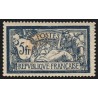 n°123c, variété "centre très déplacé", Merson 5fr bleu et chamois, neuf * - TB