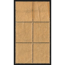 n°130, variété "piquage à cheval" Semeuse lignée 15c vert-gris, neuf ** - TB