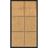 n°130, variété "piquage à cheval" Semeuse lignée 15c vert-gris, neuf ** - TB