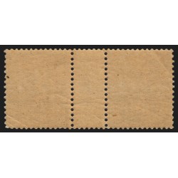 n°130c, paire millésime 8, Semeuse 15c vert-gris, Type IV, neuf ** - B/TB