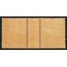 n°131, paire millésime 3, Semeuse lignée 20c brun-lilas, neufs * - B/TB