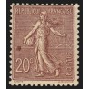 n°131, variété "anneau-lune / goutte d'eau", 20c brun-lilas, neufs * - TB