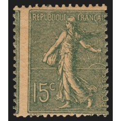 n°130, variété "piquage à cheval" sur papier GC, neuf ** sans charnière - B/TB