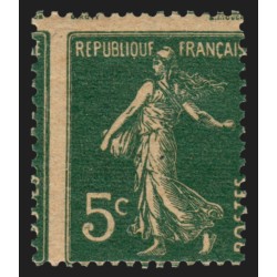 n°137w, variété "piquage à cheval" sur papier GC, neuf ** sans charnière - SUP