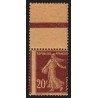 n°139h, variété "piquage à cheval" papier GC, neuf ** sans charnière - SUPERBE