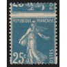 n°140j, variété "piquage à cheval", Semeuse 25c bleu, Type III, neuf ** SUPERBE