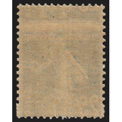 n°140j, variété "piquage à cheval", Semeuse 25c bleu, Type III, neuf ** SUPERBE
