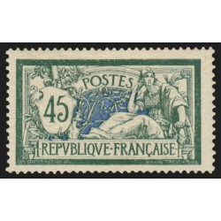 n°143, Merson 45c bleu et vert, neuf ** sans charnière - TB