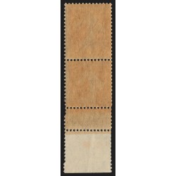 n°158, variété "piquage à cheval", Semeuse 5c orange, neuf ** - SUPERBE
