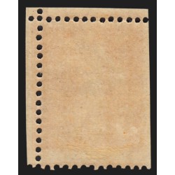 n°158, variété "dentelé sur 3 côtés", Semeuse 5c orange, neuf * - SUPERBE