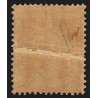 n°158, variété "pli accordéon", Semeuse 5c orange, neuf * - SUPERBE