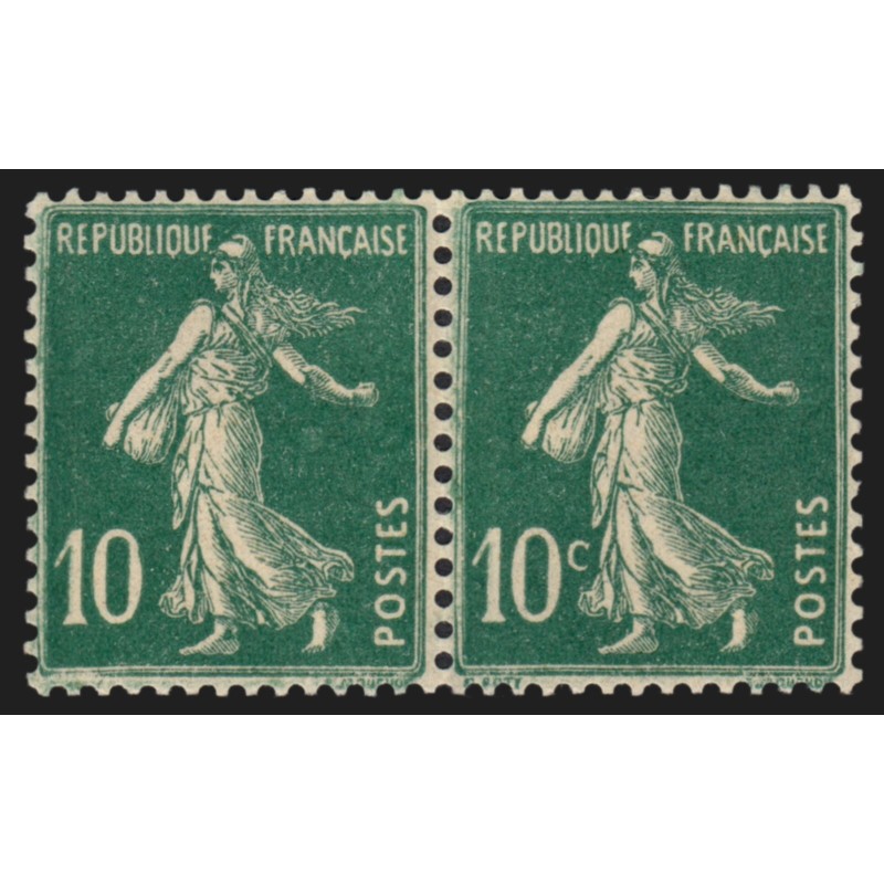 n°159, variété "sans le C de 10c" et "signature ROTY absente", neuf ** SUPERBE