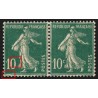 n°159, variété "sans le C de 10c" et "signature ROTY absente", neuf ** SUPERBE