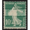 n°159j, variété "impression sur raccord", Semeuse 10c vert, neuf * - SUPERBE