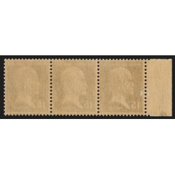 n°171, variété "surencrage" dans bande, Pasteur 15c vert, neufs ** - TB