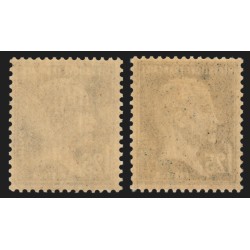 n°180/180a, les 2 nuances, Pasteur 1fr25 bleu + bleu-noir, neufs ** - TB